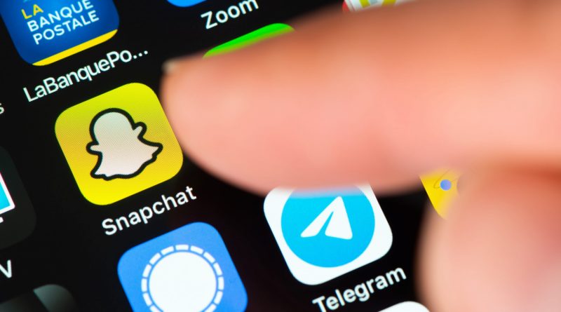 snapchat logo sur ecran android