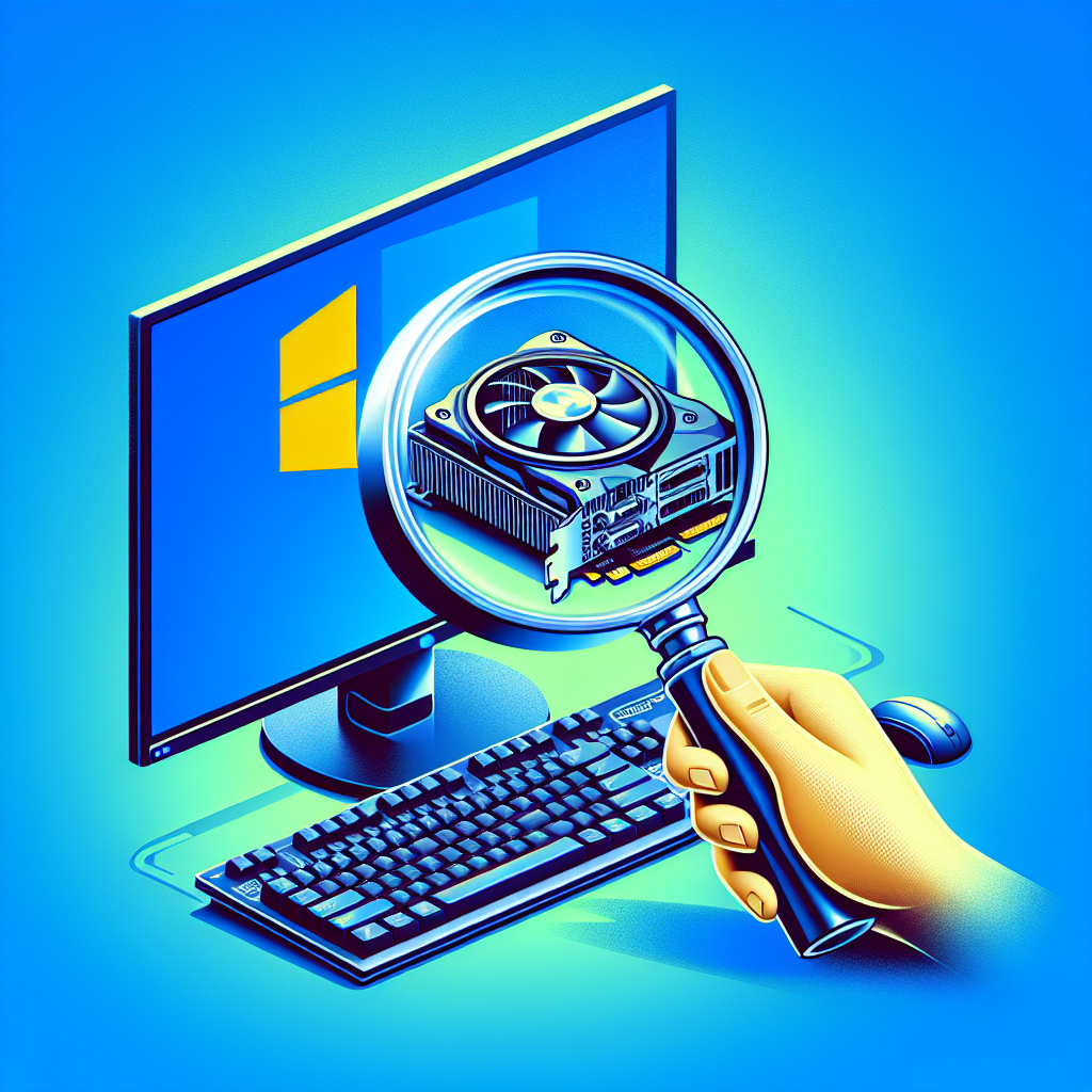 Comment connaître sa carte graphique Windows 11 ?