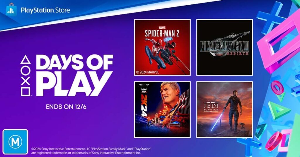 PlayStation Store - Days of Play full list of games on sale