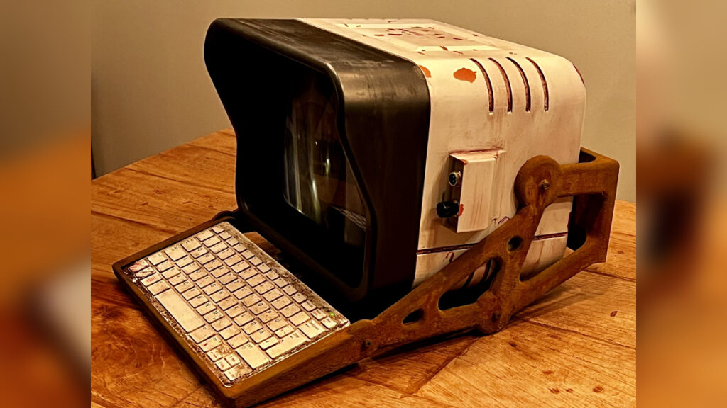 Raspberry Pi 400 powers post-apocalyptic 'Fallout' home automation terminal