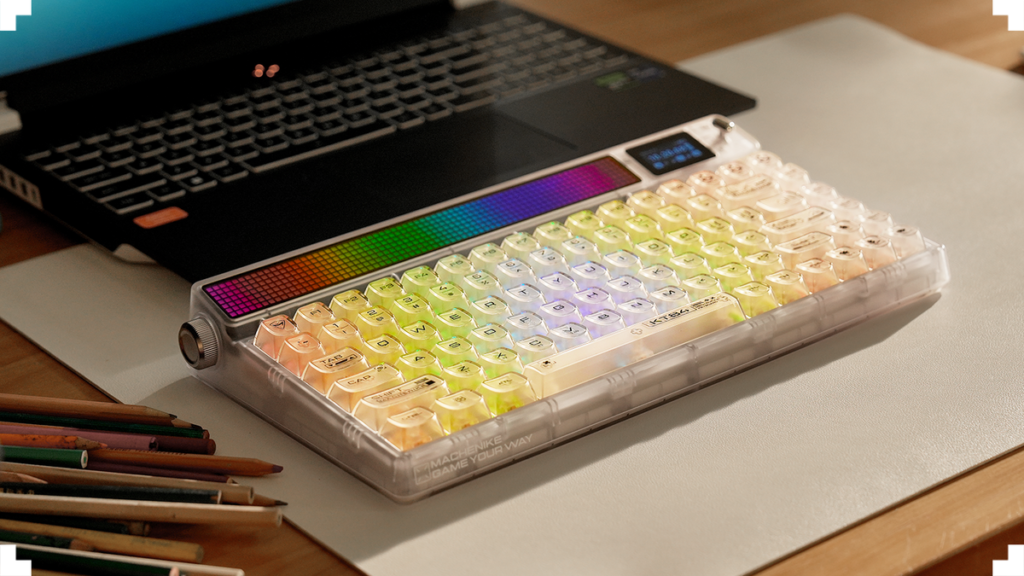 Machenike KT84 keyboard press image