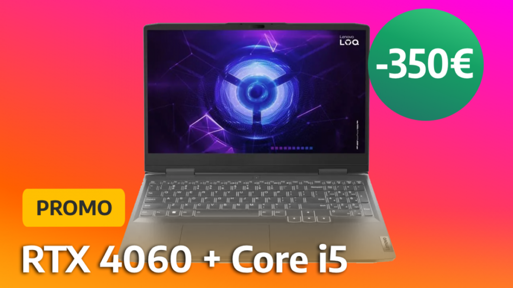 PC portable gamer : -350 € sur ce modèle avec une RTX 4060 et un Core i5 !