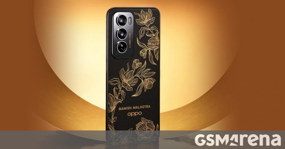 Oppo Reno12 Pro Manish Malhotra Limited Edition launched in India