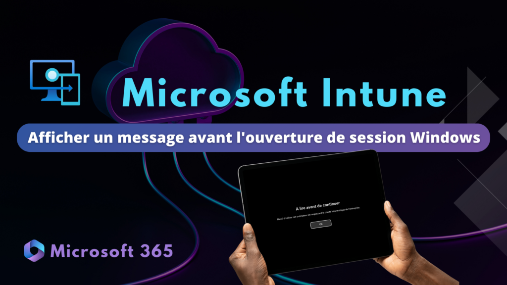 afficher un message avant l'ouverture de session Windows
