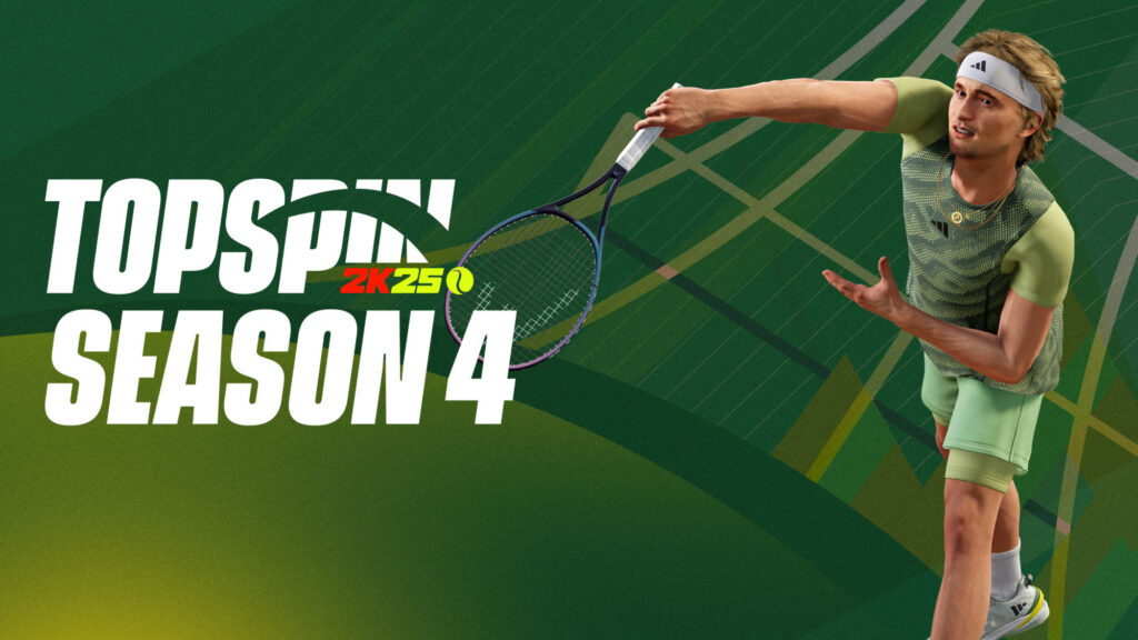 TopSpin 2K25 Have Launched Season 4 With Alexander Zverev