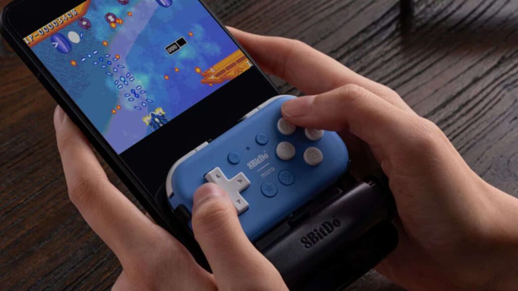 8BitDo's new mobile clip easily attaches its smaller controllers to your phone