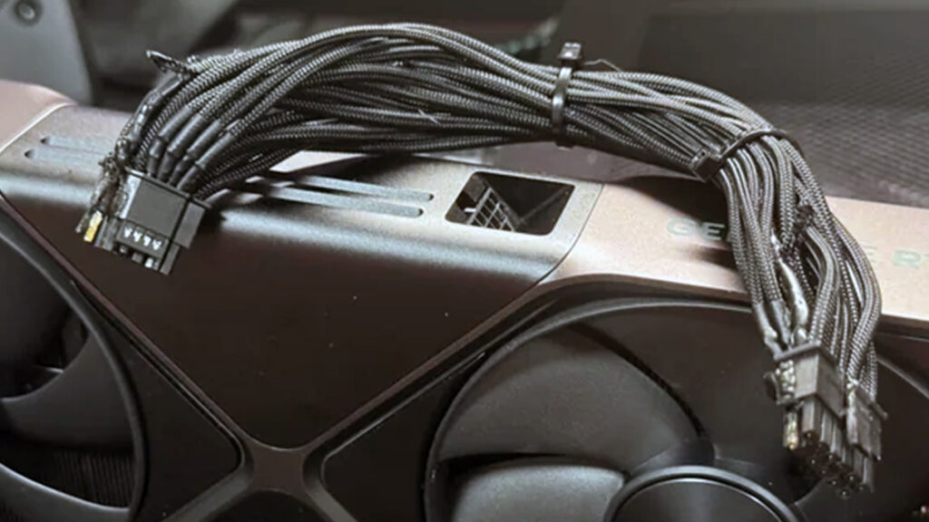 First credible report of RTX 5090 FE with melted connector appears — third-party cable likely cause