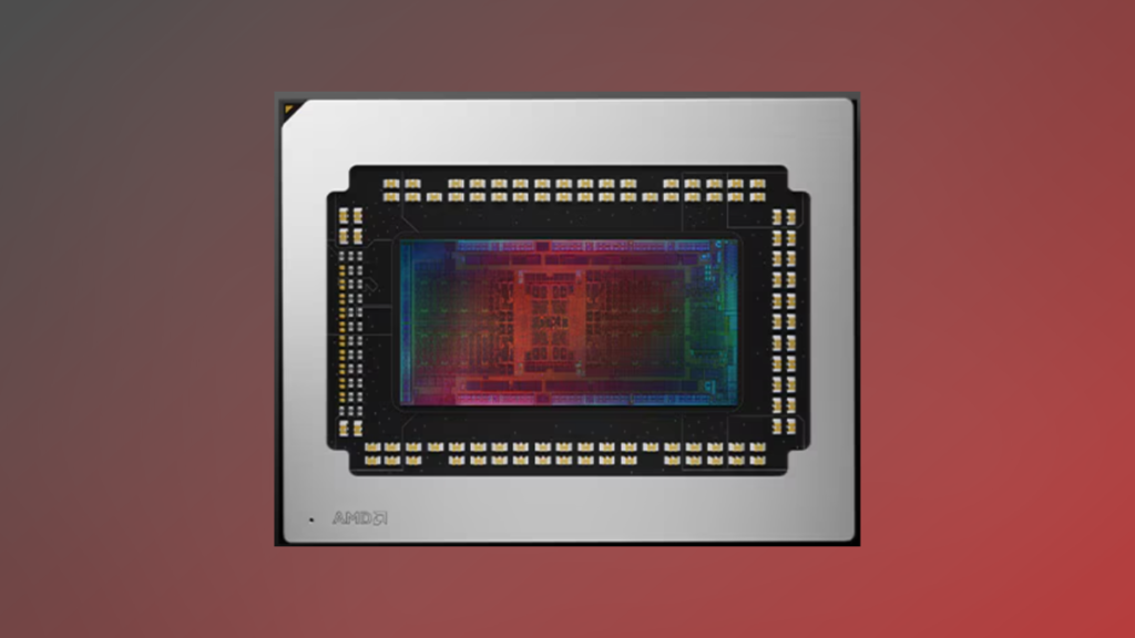 A high-res die shot of AMD's Navi 48 GPU