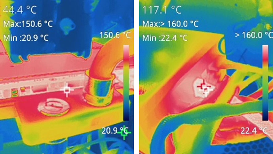 Nvidia RTX 5090's 16-pin power connector hits 150C in reviewer's thermal camera shots