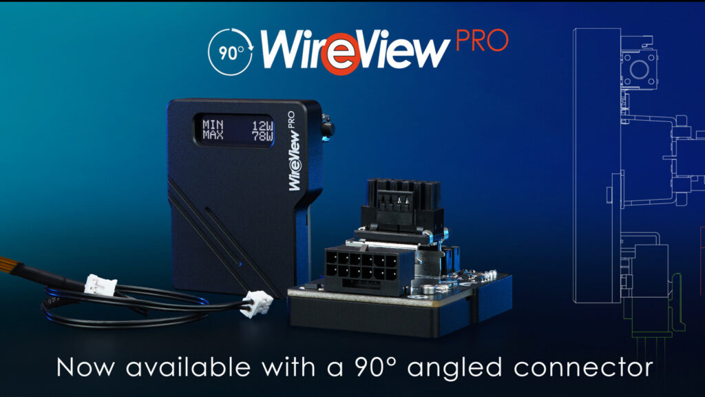 Thermal Grizzly's WireView Pro GPU power measuring utility gets a 90-degree adapter revision