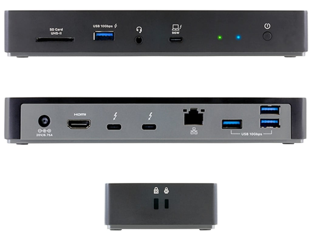 Apricorn annonce la station d'accueil Aegis Thunderbolt 4 avec deux fentes de sécurité Kensington